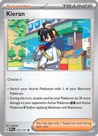 Kieran - SV: Prismatic Evolutions - Pokemon card