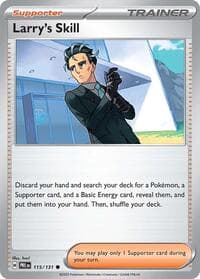 Larry's Skill - SV: Prismatic Evolutions - Pokemon card