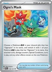 Ogre's Mask - SV: Prismatic Evolutions - Pokemon card