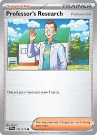 Professor's Research [Professor Elm] - SV: Prismatic Evolutions - Pokemon card