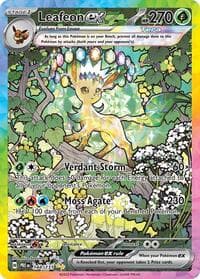 Leafeon ex - SV: Prismatic Evolutions - Pokemon card