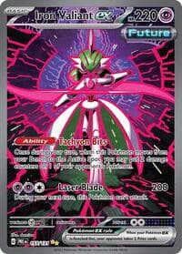 Iron Valiant ex - SV: Prismatic Evolutions - Pokemon card