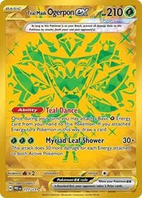 Teal Mask Ogerpon ex - SV: Prismatic Evolutions - Pokemon card
