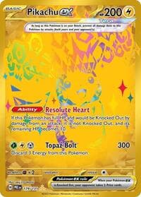 Pikachu ex - SV: Prismatic Evolutions - Pokemon card