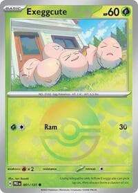 Exeggcute (Poke Ball Pattern) - SV: Prismatic Evolutions - Pokemon card