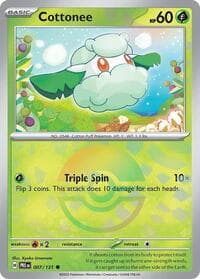 Cottonee (Poke Ball Pattern) - SV: Prismatic Evolutions - Pokemon card