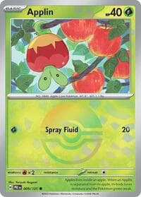 Applin (Poke Ball Pattern) - SV: Prismatic Evolutions - Pokemon card