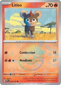 Litleo (Poke Ball Pattern) - SV: Prismatic Evolutions - Pokemon card