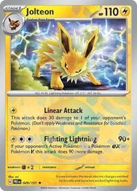 Jolteon (Poke Ball Pattern) - SV: Prismatic Evolutions - Pokemon card