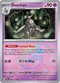 Dusclops (Poke Ball Pattern) - SV: Prismatic Evolutions - Pokemon card