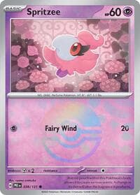Spritzee (Poke Ball Pattern) - SV: Prismatic Evolutions - Pokemon card