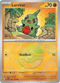 Larvitar (Poke Ball Pattern) - SV: Prismatic Evolutions - Pokemon card