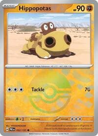 Hippopotas (Poke Ball Pattern) - SV: Prismatic Evolutions - Pokemon card
