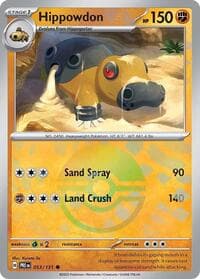 Hippowdon (Poke Ball Pattern) - SV: Prismatic Evolutions - Pokemon card