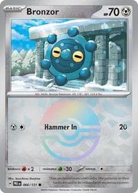 Bronzor (Poke Ball Pattern) - SV: Prismatic Evolutions - Pokemon card