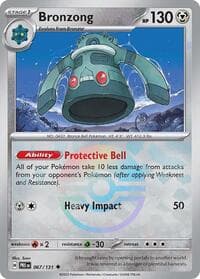 Bronzong (Poke Ball Pattern) - SV: Prismatic Evolutions - Pokemon card