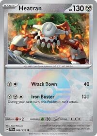 Heatran (Poke Ball Pattern) - SV: Prismatic Evolutions - Pokemon card