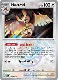 Noctowl (Poke Ball Pattern) - SV: Prismatic Evolutions - Pokemon card