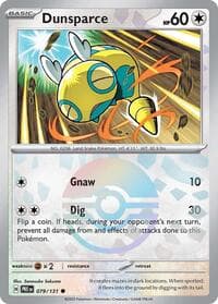 Dunsparce (Poke Ball Pattern) - SV: Prismatic Evolutions - Pokemon card