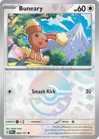 Buneary (Poke Ball Pattern) - SV: Prismatic Evolutions - Pokemon card