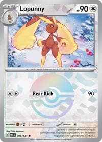 Lopunny (Poke Ball Pattern) - SV: Prismatic Evolutions - Pokemon card