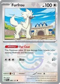 Furfrou (Poke Ball Pattern) - SV: Prismatic Evolutions - Pokemon card