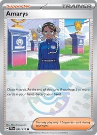 Amarys - 093/131 (Poke Ball Pattern) - SV: Prismatic Evolutions - Pokemon card