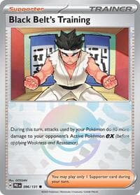 Black Belt's Training - 096/131 (Poke Ball Pattern) - SV: Prismatic Evolutions - Pokemon card