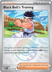 Black Belt's Training - 097/131 (Poke Ball Pattern) - SV: Prismatic Evolutions - Pokemon card