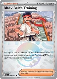Black Belt's Training - 098/131 (Poke Ball Pattern) - SV: Prismatic Evolutions - Pokemon card