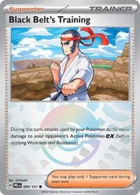 Black Belt's Training - 099/131 (Poke Ball Pattern) - SV: Prismatic Evolutions - Pokemon card