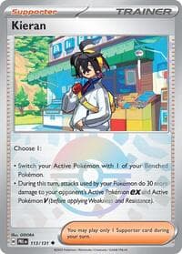Kieran - 113/131 (Poke Ball Pattern) - SV: Prismatic Evolutions - Pokemon card
