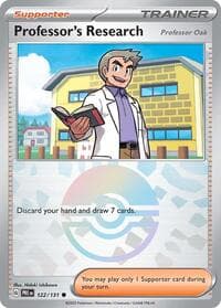 Professor's Research [Professor Oak] (Poke Ball Pattern) - SV: Prismatic Evolutions - Pokemon card
