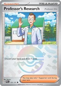 Professor's Research [Professor Elm] (Poke Ball Pattern) - SV: Prismatic Evolutions - Pokemon card