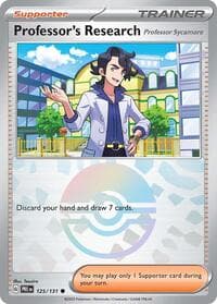 Professor's Research [Professor Sycamore] (Poke Ball Pattern) - SV: Prismatic Evolutions - Pokemon card
