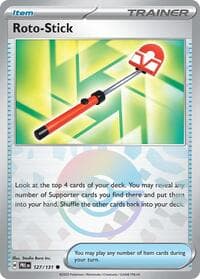 Roto-Stick (Poke Ball Pattern) - SV: Prismatic Evolutions - Pokemon card