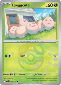 Exeggcute (Master Ball Pattern) - SV: Prismatic Evolutions - Pokemon card