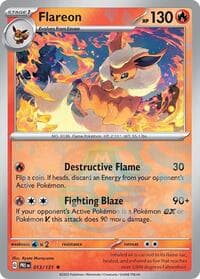 Flareon (Master Ball Pattern) - SV: Prismatic Evolutions - Pokemon card