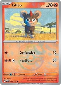 Litleo (Master Ball Pattern) - SV: Prismatic Evolutions - Pokemon card