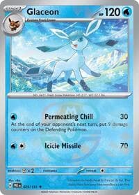 Glaceon (Master Ball Pattern) - SV: Prismatic Evolutions - Pokemon card