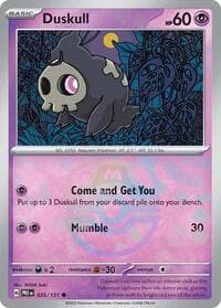 Duskull (Master Ball Pattern) - SV: Prismatic Evolutions - Pokemon card