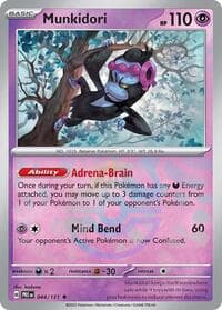 Munkidori (Master Ball Pattern) - SV: Prismatic Evolutions - Pokemon card