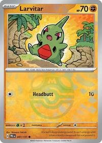 Larvitar (Master Ball Pattern) - SV: Prismatic Evolutions - Pokemon card