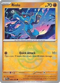 Riolu (Master Ball Pattern) - SV: Prismatic Evolutions - Pokemon card