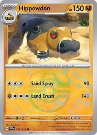 Hippowdon (Master Ball Pattern) - SV: Prismatic Evolutions - Pokemon card