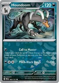 Houndoom (Master Ball Pattern) - SV: Prismatic Evolutions - Pokemon card