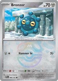 Bronzor (Master Ball Pattern) - SV: Prismatic Evolutions - Pokemon card