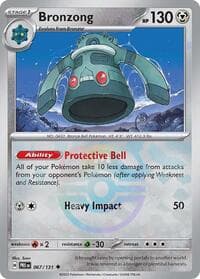 Bronzong (Master Ball Pattern) - SV: Prismatic Evolutions - Pokemon card