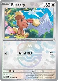 Buneary (Master Ball Pattern) - SV: Prismatic Evolutions - Pokemon card