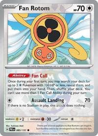 Fan Rotom (Master Ball Pattern) - SV: Prismatic Evolutions - Pokemon card